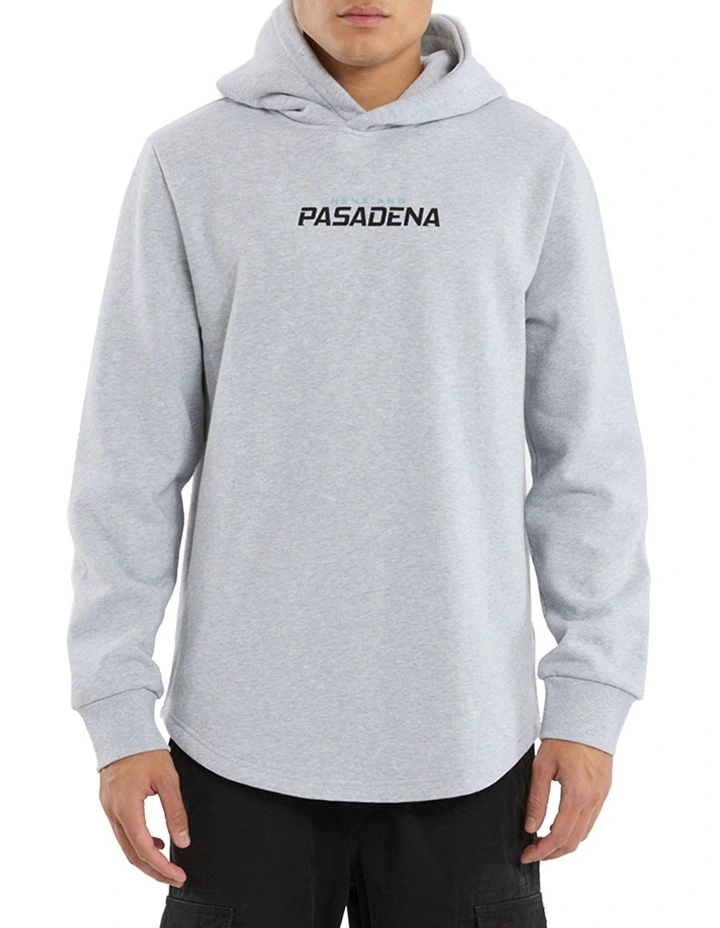 Unbreakable Dual Curved Hoodie in Grey Marle image 4