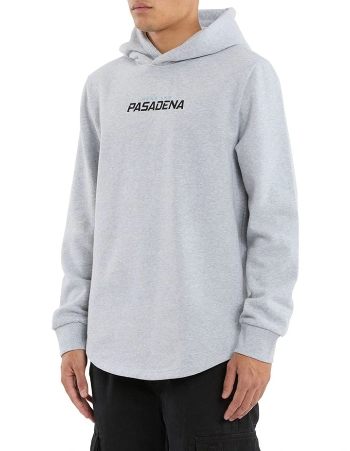 Unbreakable Dual Curved Hoodie in Grey Marle image 5