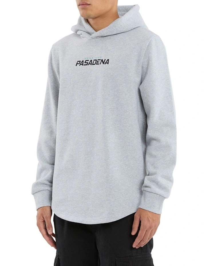 Unbreakable Dual Curved Hoodie in Grey Marle image 6