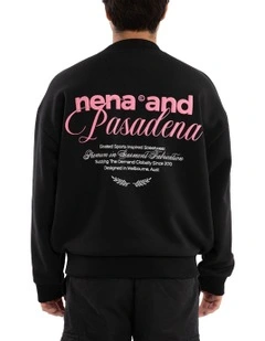 Limitless Box Fit Sweater in Anthracite Black