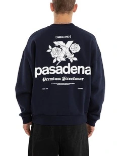 Fray Motion Box Fit Sweater in Black
