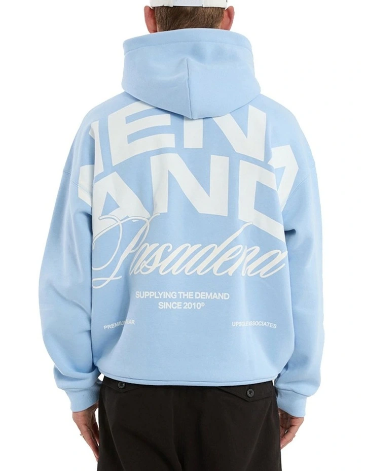 Eclipse Box Fit Hoodie in Blue image 1