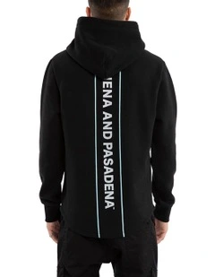 Unleash Dual Curved Hoodie in Black