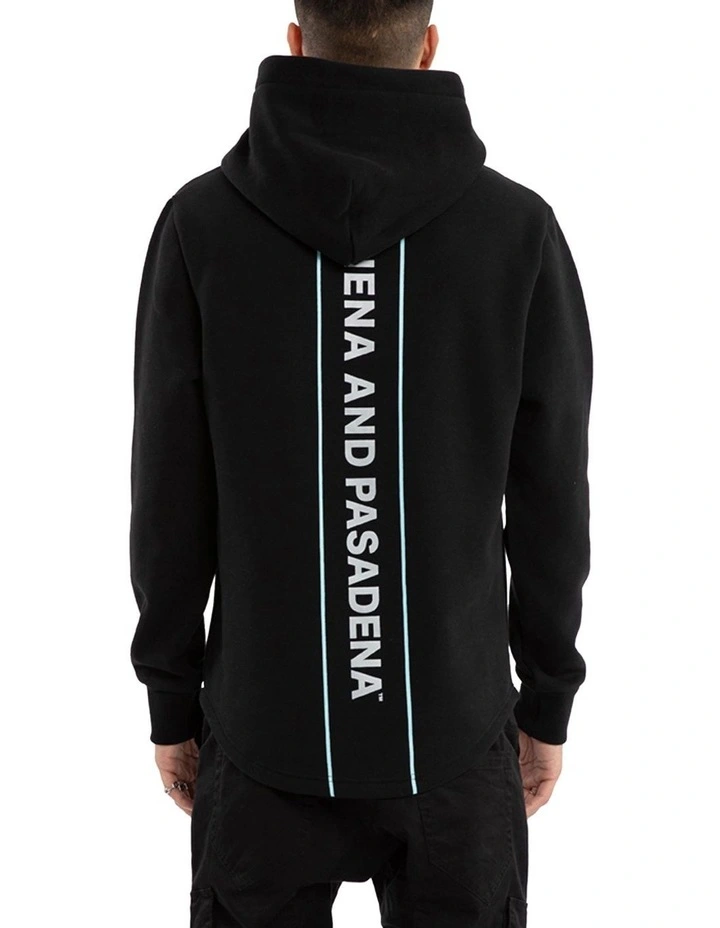 Unleash Dual Curved Hoodie in Black image 1