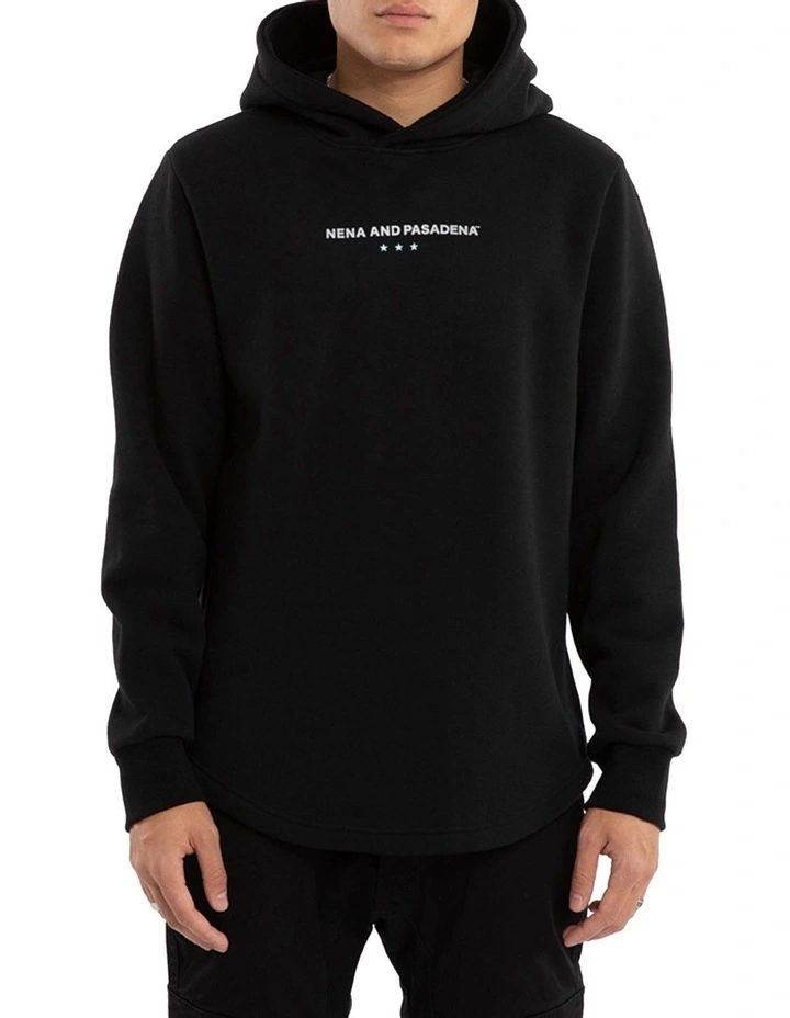 Unleash Dual Curved Hoodie in Black image 2