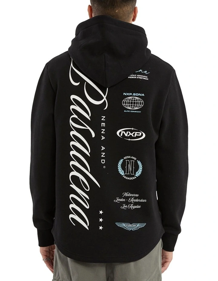 Break Dual Curved Hoodie in Black image 1
