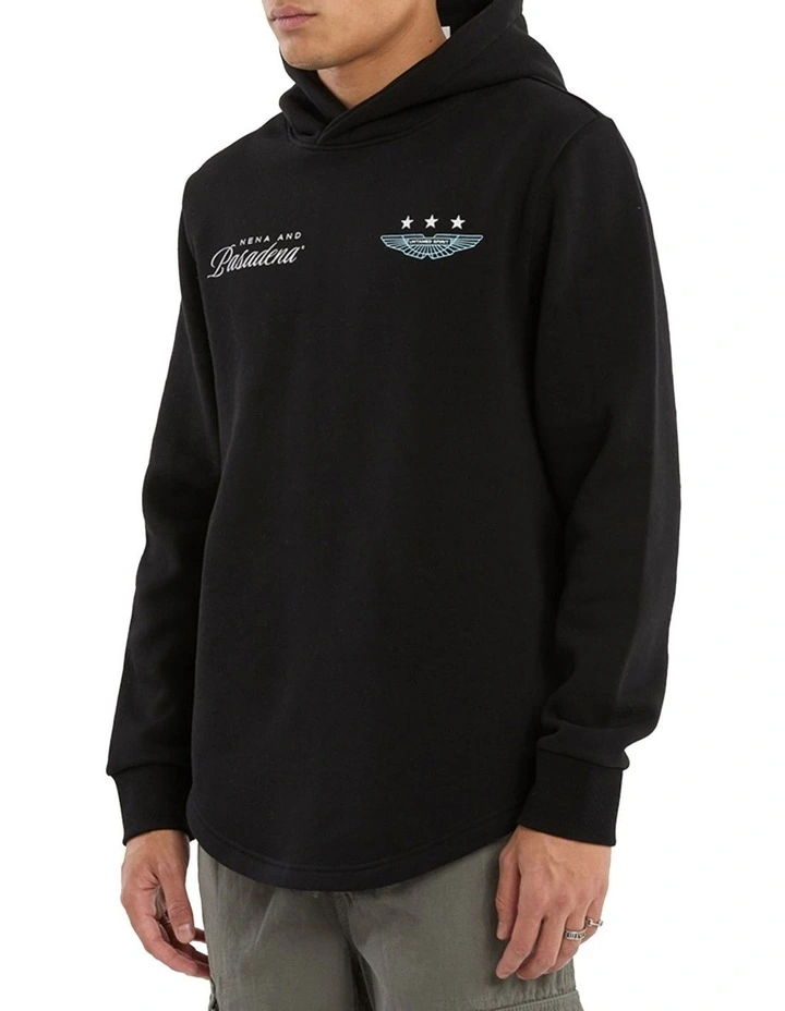 Break Dual Curved Hoodie in Black image 6