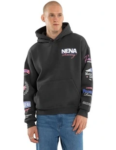 Stream Box Fit Hoodie in Asphalt