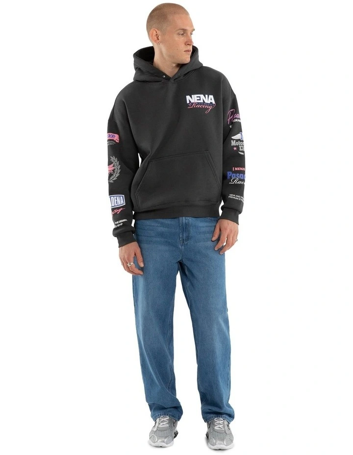 Stream Box Fit Hoodie in Asphalt image 2