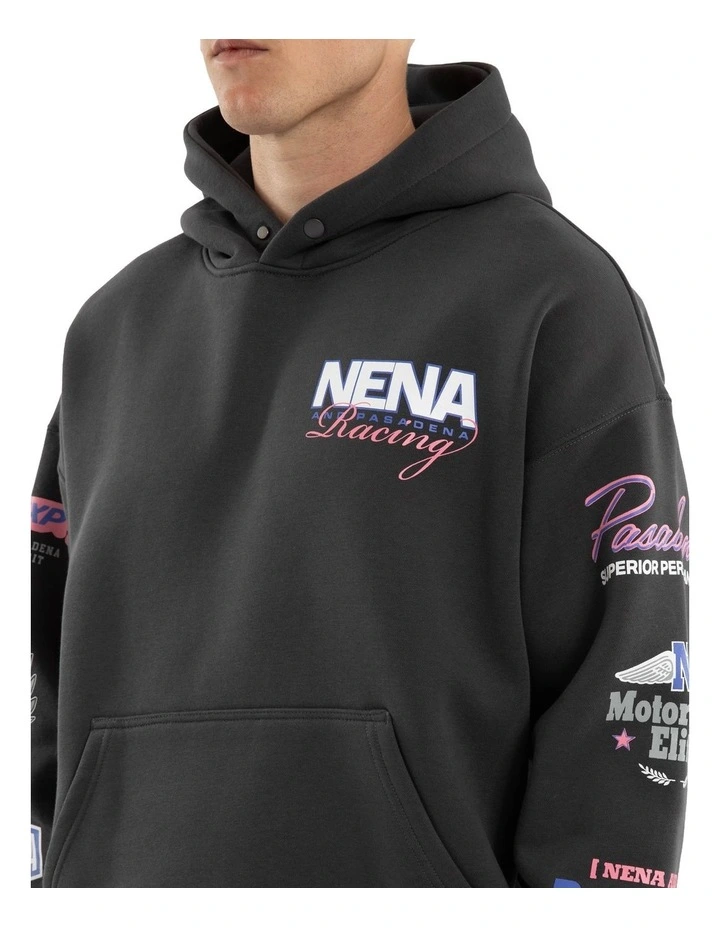 Stream Box Fit Hoodie in Asphalt image 4