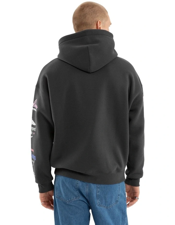 Stream Box Fit Hoodie in Asphalt image 5