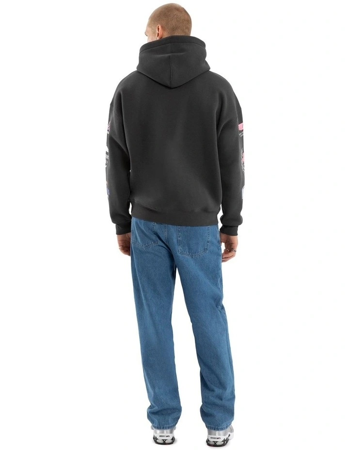 Stream Box Fit Hoodie in Asphalt image 6