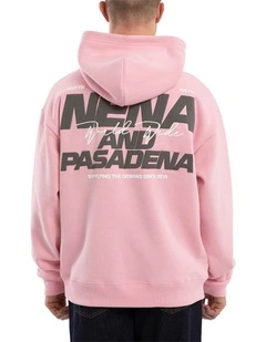 Qualifying Relaxed Hoodie in Pink