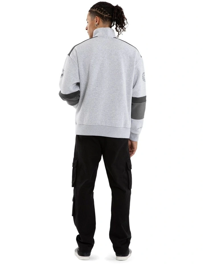 Eternal Zip Pullover Sweater in Grey image 5