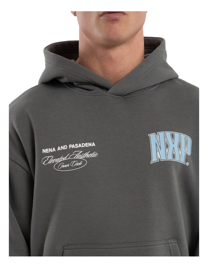 Carbon Relaxed Hoodie in Grey image 4