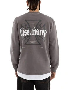 Sleepwalker Dual Curve Sweater in Grey