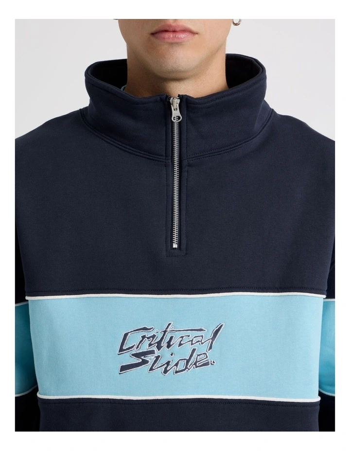 Buzzed Panel 1/4 Zip Crew image 3