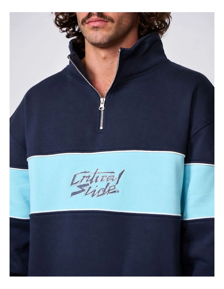 Buzzed Panel 1/4 Zip Crew image 4