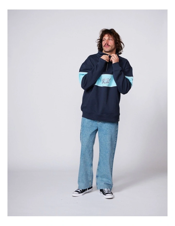 Buzzed Panel 1/4 Zip Crew image 5