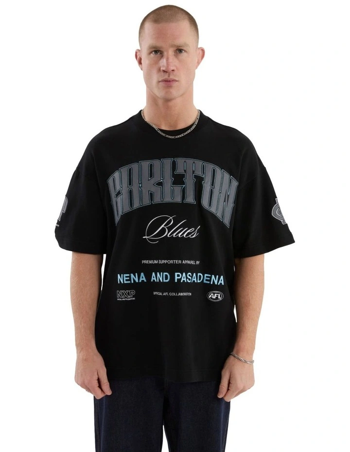 Carlton Game-On Loopback Tee in Jet Black image 1