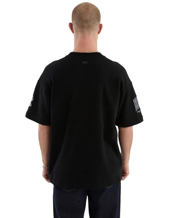 Carlton Game-On Loopback Tee in Jet Black image 2