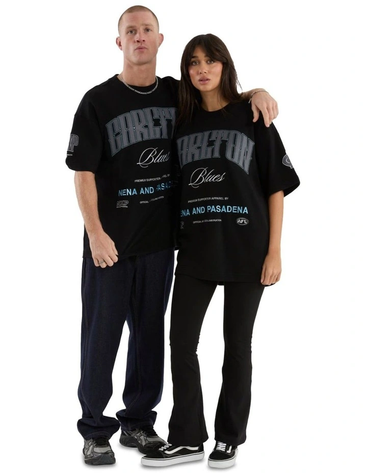 Carlton Game-On Loopback Tee in Jet Black image 3