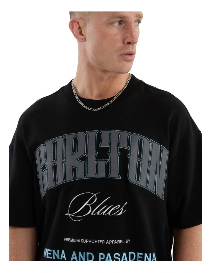 Carlton Game-On Loopback Tee in Jet Black image 5