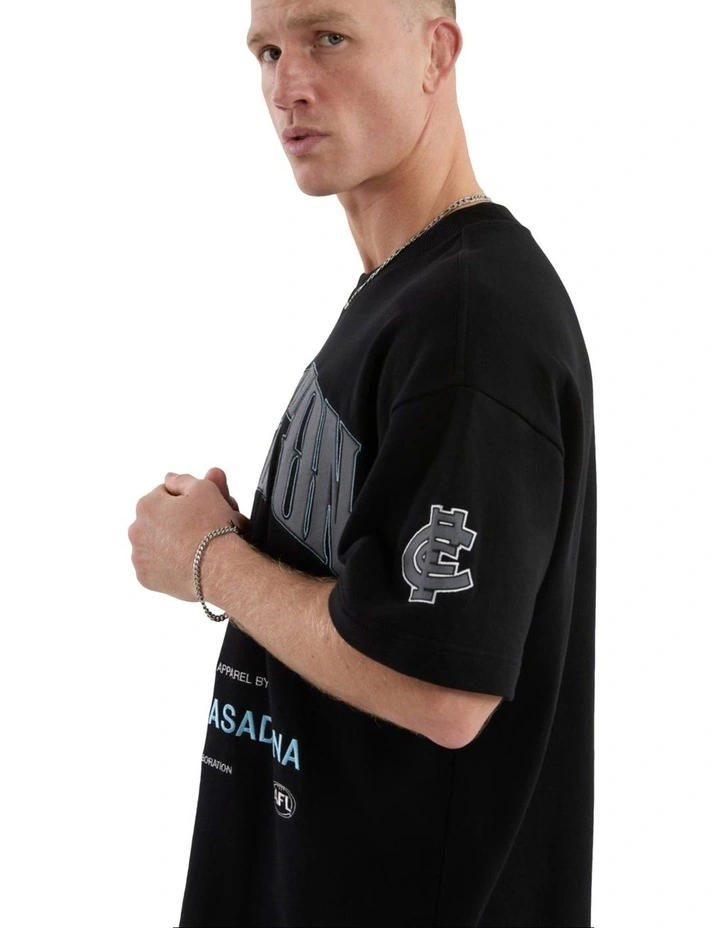 Carlton Game-On Loopback Tee in Jet Black image 6