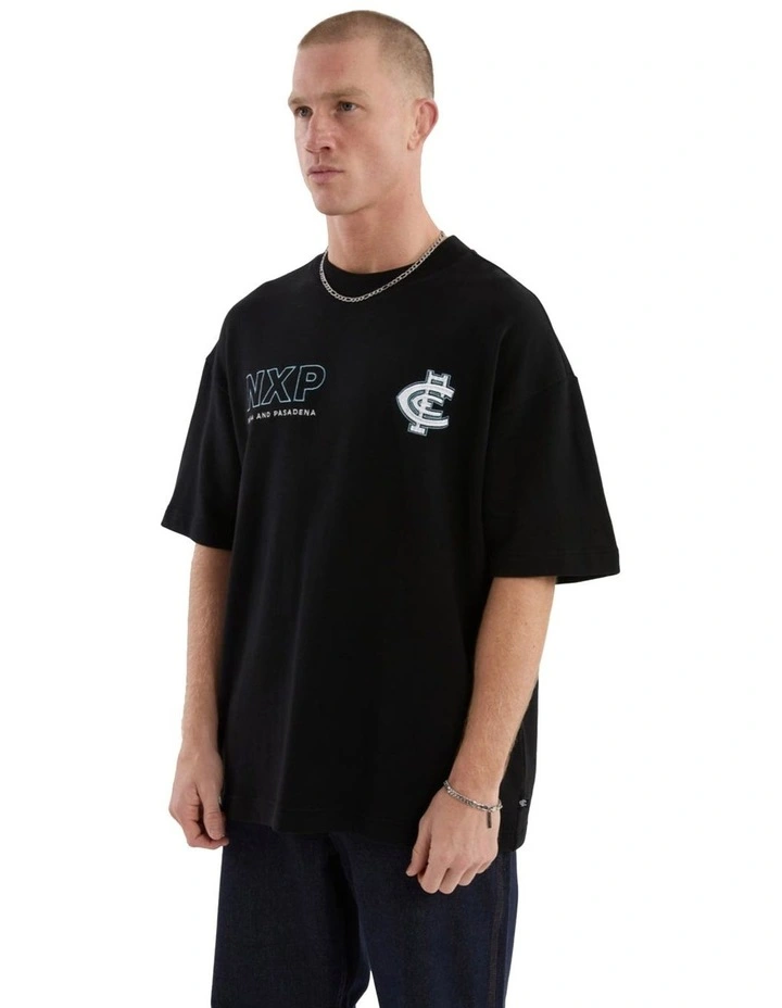 Carlton Legacy Loopback Tee in Jet Black image 3