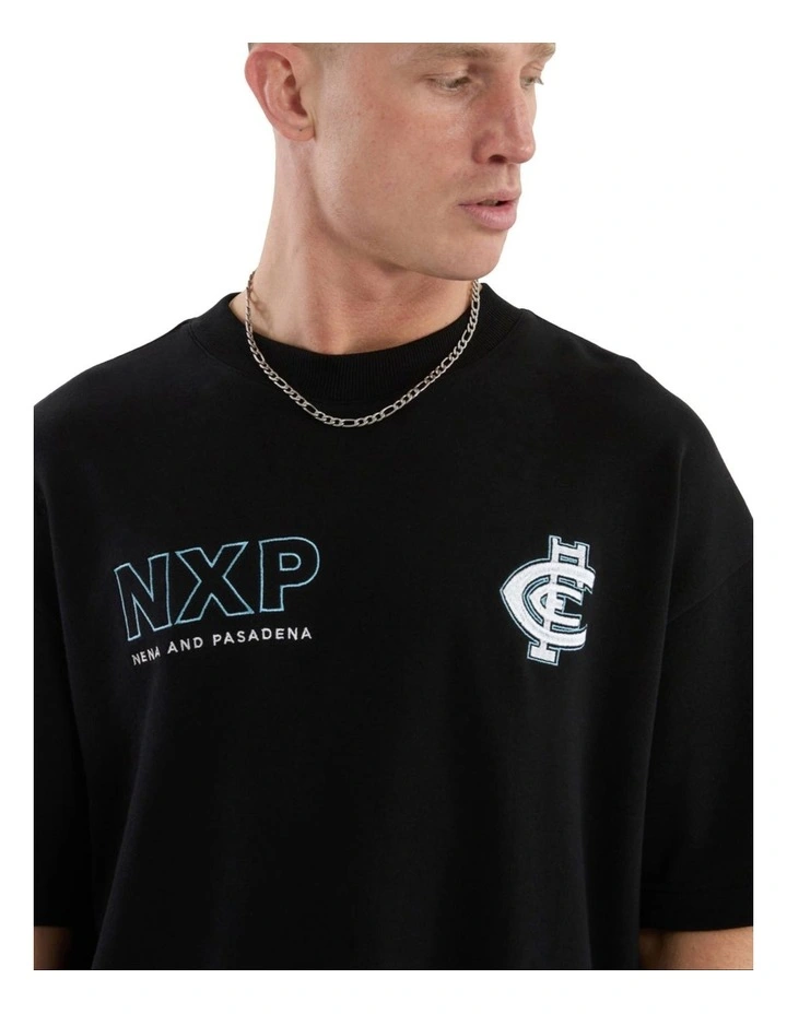 Carlton Legacy Loopback Tee in Jet Black image 5