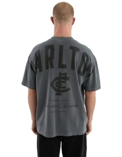 Carlton Hunter Tee in Pigment Charcoal