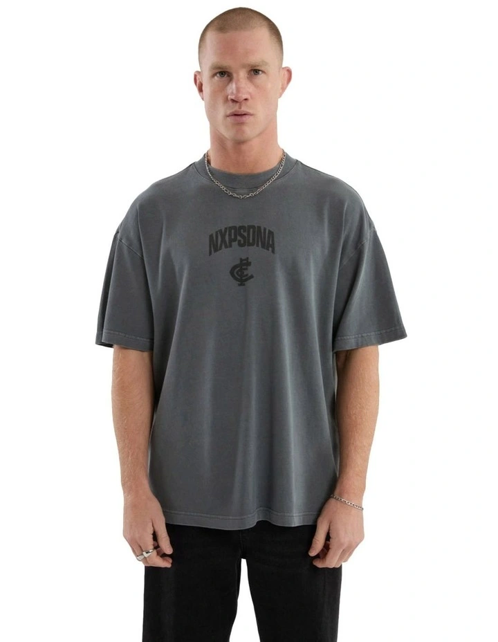 Carlton Hunter Tee in Pigment Charcoal image 2