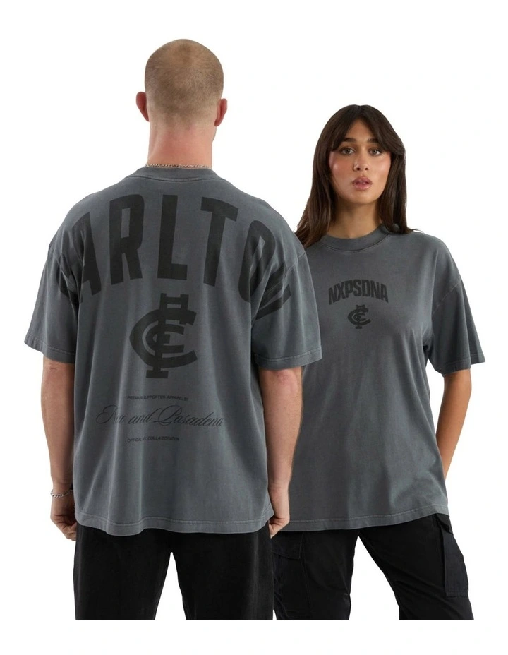 Carlton Hunter Tee in Pigment Charcoal image 3