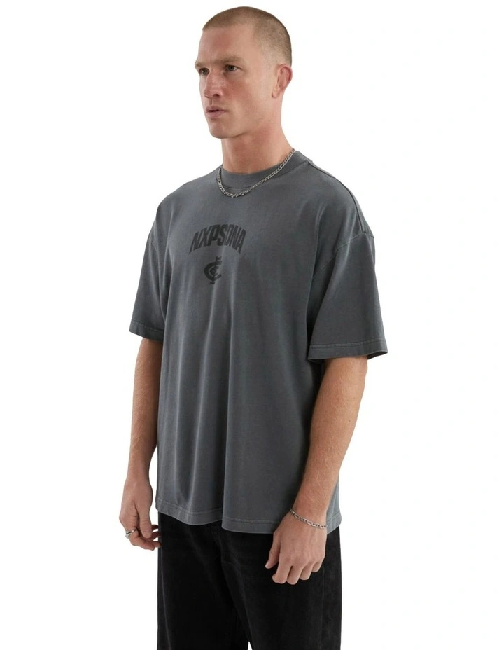 Carlton Hunter Tee in Pigment Charcoal image 5