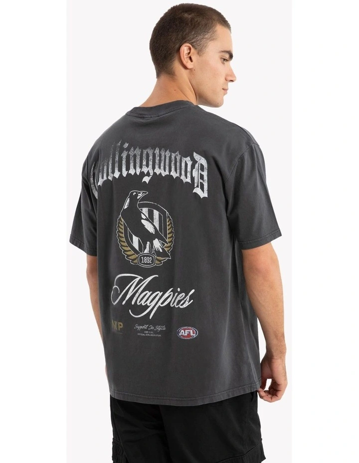 Collingwood Vintage Goth Tee in Grey image 1