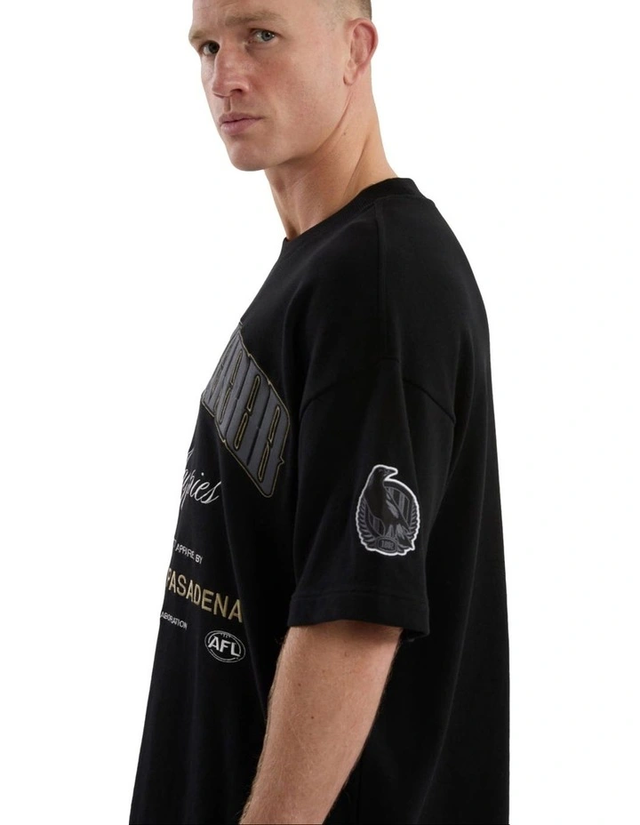 Collingwood Game-On Loopbk Tee in Jet Black image 6