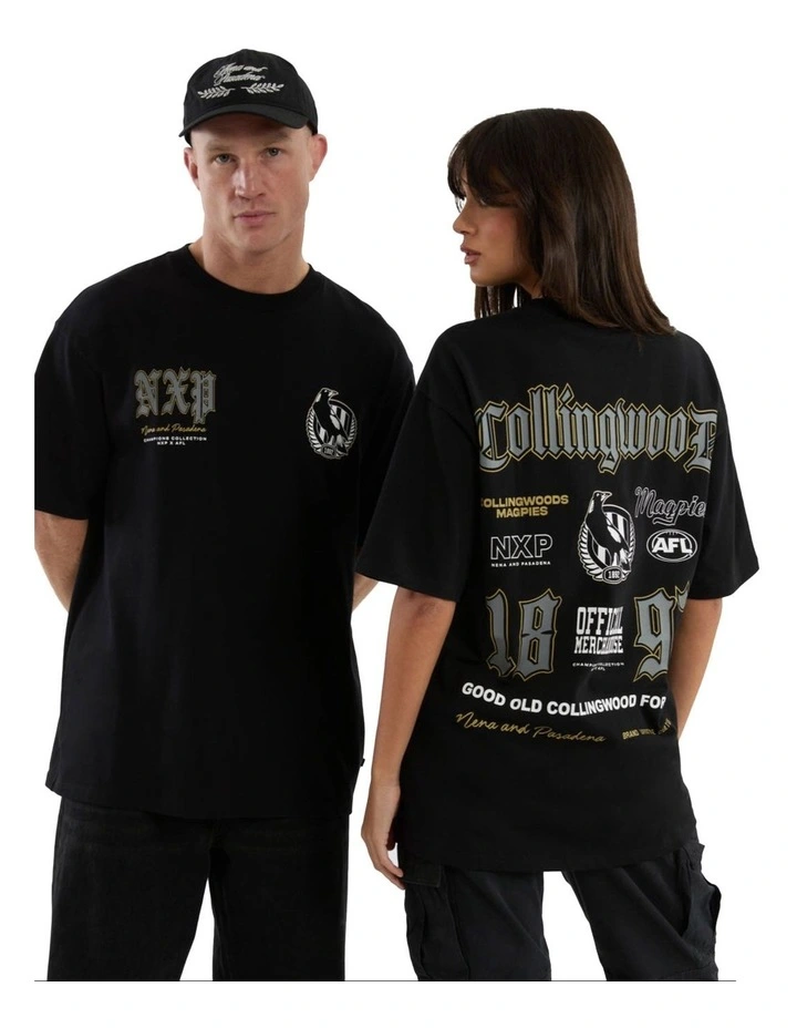 Collingwood Fallback Tee in Jet Black image 3