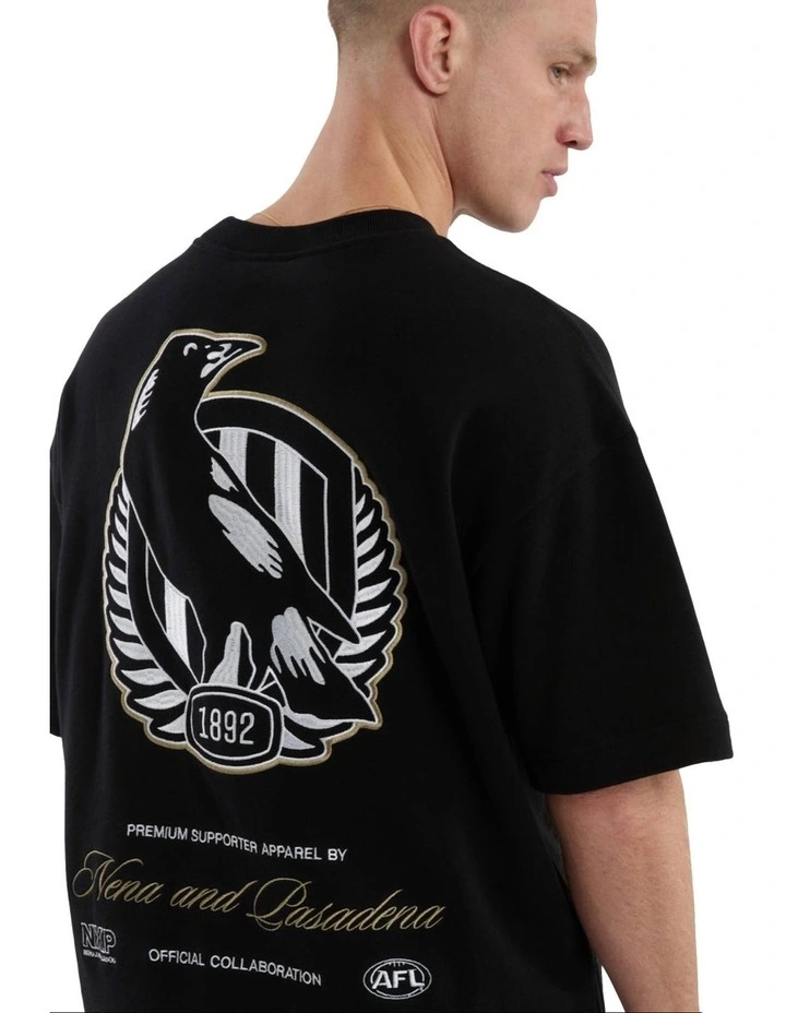 Collingwood Legacy Loopback Tee in Jet Black image 6