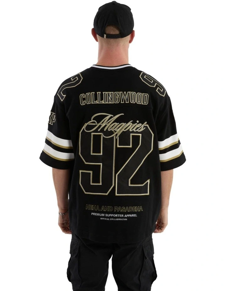 Collingwood League Loopback Tee in Jet Black image 1