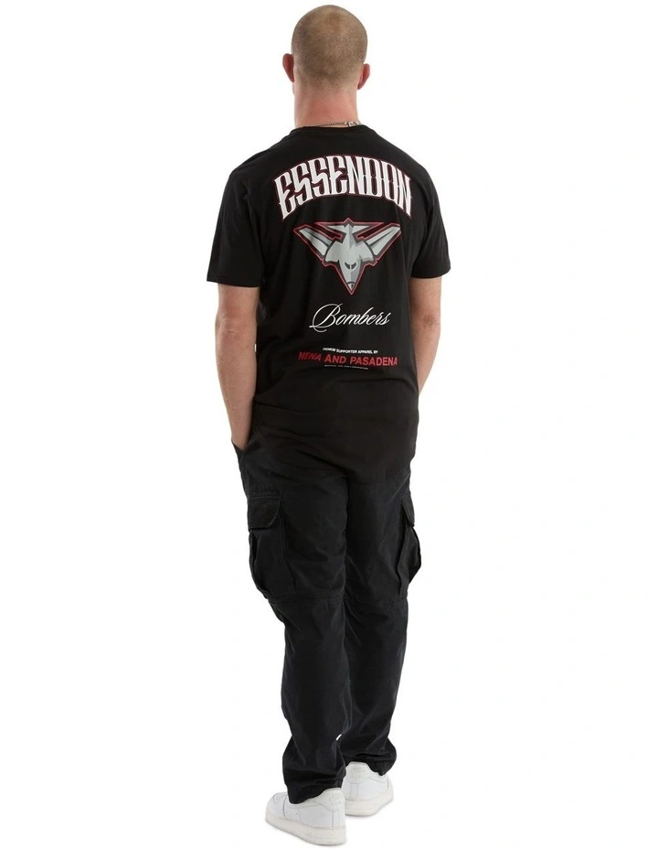 Essendon Legend Tee in Black image 3