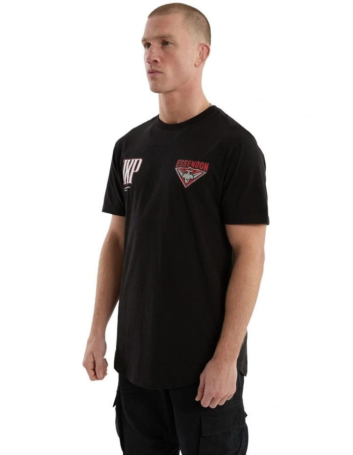 Essendon Legend Tee in Black image 4