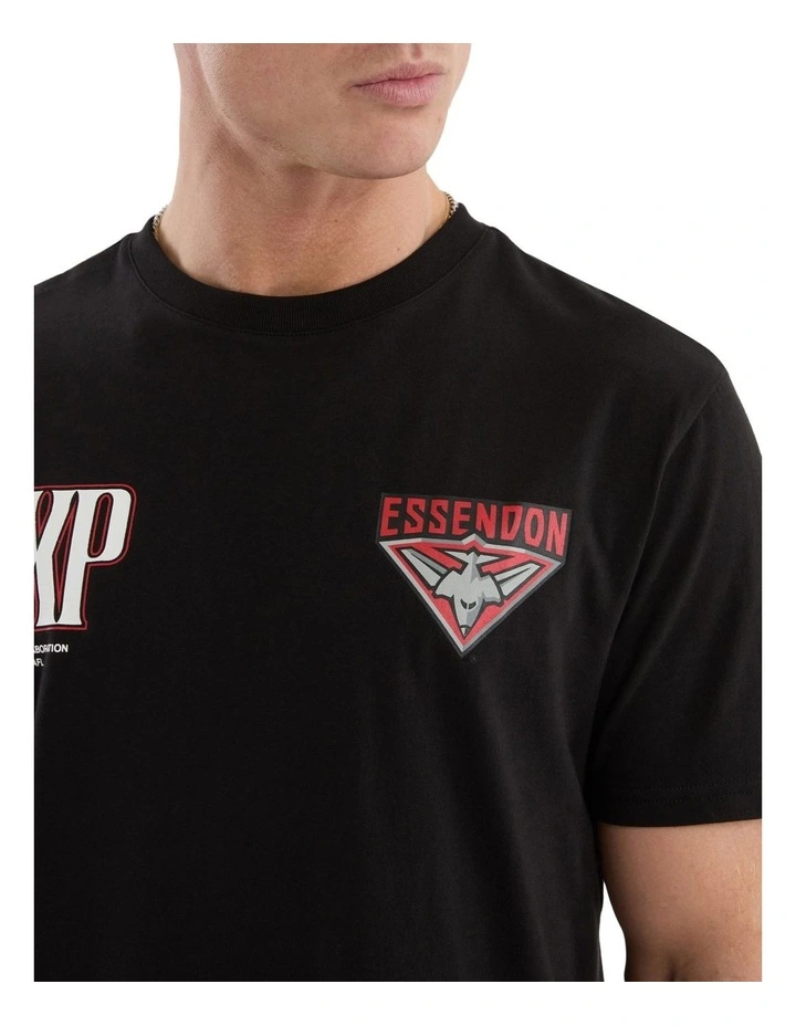 Essendon Legend Tee in Black image 5