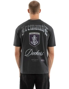 Fremantle Vintage Goth Tee in Pigment Asphalt