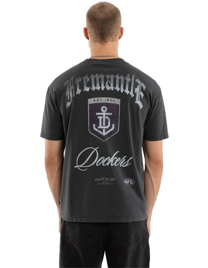 Fremantle Vintage Goth Tee in Pigment Asphalt image 1