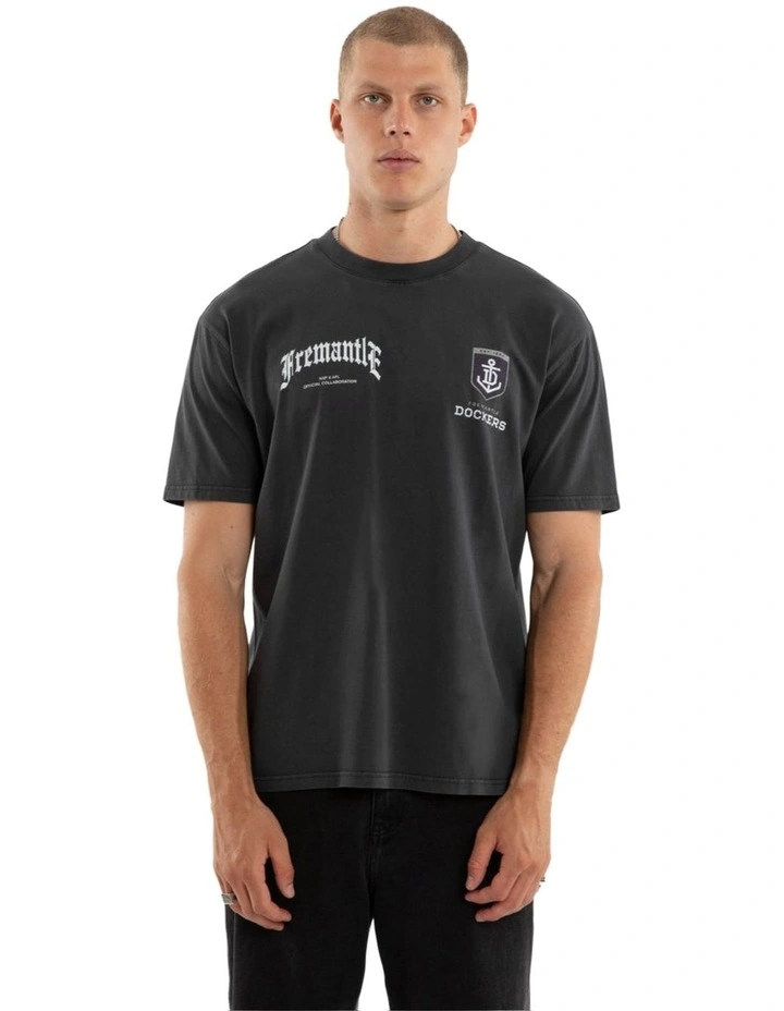 Fremantle Vintage Goth Tee in Pigment Asphalt image 2