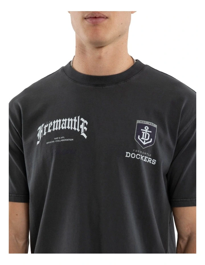Fremantle Vintage Goth Tee in Pigment Asphalt image 3