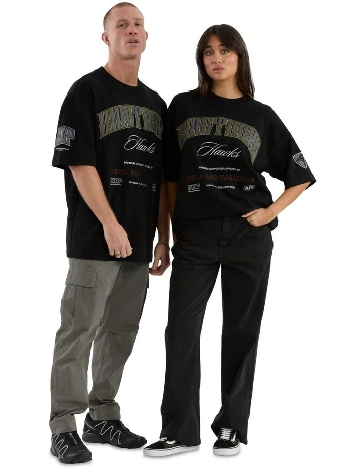 Hawthorn Game-On Loopback Tee in Jet Black image 3