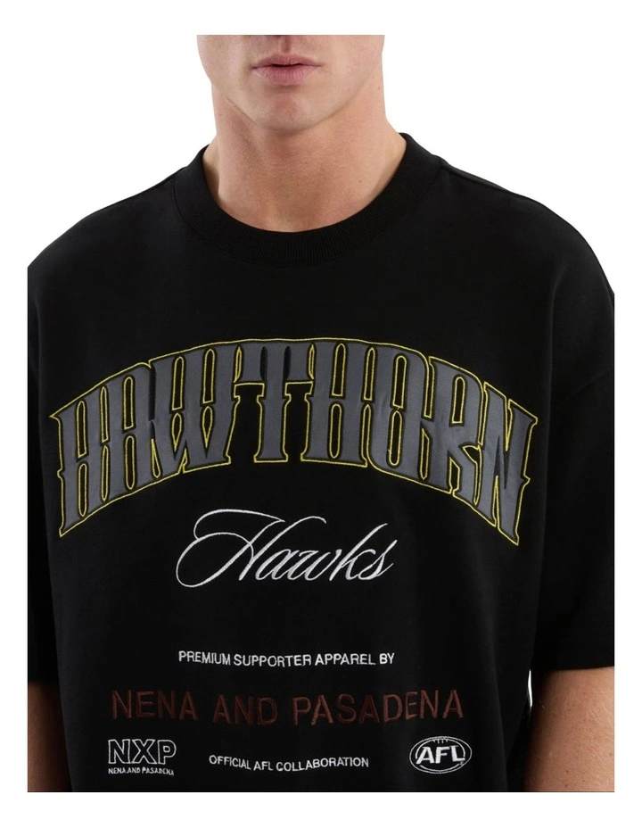 Hawthorn Game-On Loopback Tee in Jet Black image 5