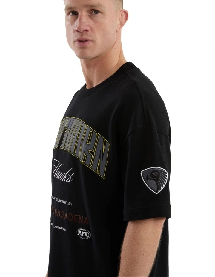 Hawthorn Game-On Loopback Tee in Jet Black image 6