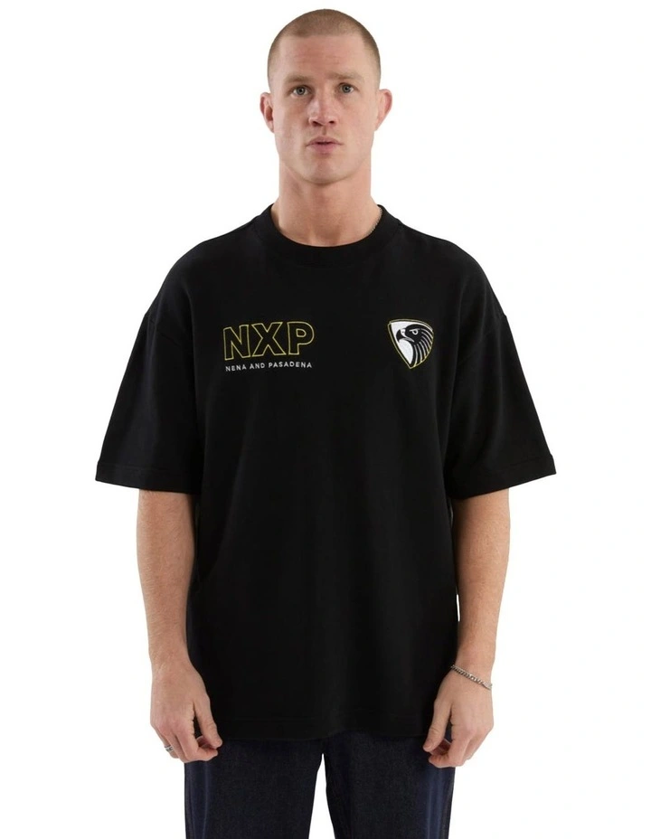 Hawthorn Legacy Loopback Tee in Jet Black image 2